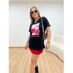 T-Shirt Cherry Love Preta