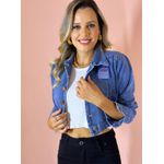 Jaqueta Jeans Cropped