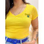 T- shirt Canarinho Amarela