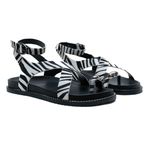 Sandália Papete - Grazi, Zebra