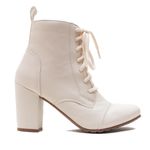 Bota Cano Médio - Paola, Off White