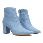 Bota Cano Curto - Lilian, Jeans Claro