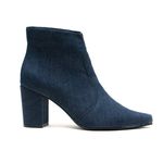 Bota Cano Curto - Lilian, Jeans Escuro
