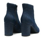 Bota Cano Curto - Lilian, Jeans Escuro