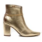 Bota Cano Curto - Lilian, Ouro Light