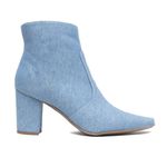 Bota Cano Curto - Lilian, Jeans Claro