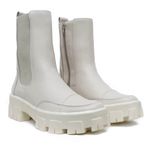 Bota Cano Médio, Bessie - Off White