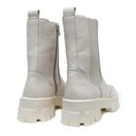 Bota Cano Médio, Bessie - Off White