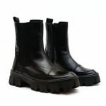 Bota Cano Médio, Bessie - Preta