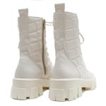 Bota Cano Médio, Lina - Off White