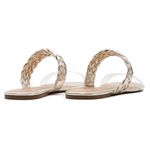 Rasteira Flat - Hanna, Ouro Light