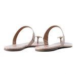 Rasteira Flat - Maya, Bege