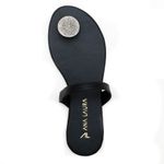 Rasteira Flat - Maya, Preto