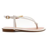 Rasteira Flat - Ayla, Branco