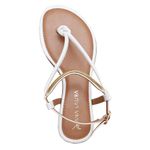 Rasteira Flat - Ayla, Branco