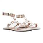 Rasteira Flat - Lari, Off White
