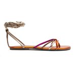 Rasteira Flat - Flávia, Laranja