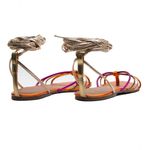 Rasteira Flat - Flávia, Laranja