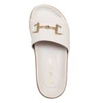 Sandália Papete - Leda, Off White