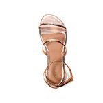 Rasteira Flat - Lucy, Cobre.