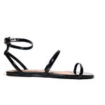 Rasteira Flat - Lucy, Preto.
