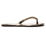 Rasteira Flat - Sol, Ouro Light.