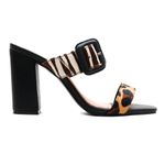 Sandália Salto Alto - Helena, Animal Print 