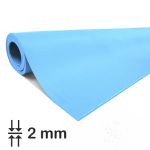 Poron Esportivo De Retorno Rápido Azul 2 Mm - 32x24cm 