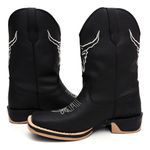 Bota Texana Country Sola Jump Botina Masculina Couro Legítimo Promoção Lançamento
