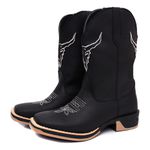 Bota Texana Country Sola Jump Botina Masculina Couro Legítimo Promoção Lançamento