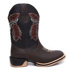 Bota Texana Country Sola Jump Botina Masculina Couro Legítimo Promoção Confortável 