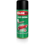 TINTA SPRAY USO GERAL PREMIUM PRETO BRILHANTE RÁPIDO 52001 COLORGIN 350ML