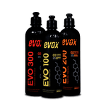KIT 3 POLIDORES AUTOMOTIVOS EVO100 + EVO200 + EVO300 500ML