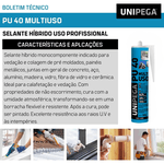 UNIPEGA PU40 MULTIUSO PRETO CARTUCNHO 210/ML/360G