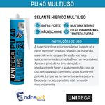 UNIPEGA PU40 MULTIUSO PRETO CARTUCNHO 210/ML/360G
