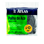 PALHA DE AÇO Nº0 REMOVE SUJEIRAS DE TINTAS E VERNIZES ATLAS