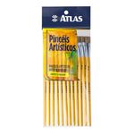 PÍNCEL ARTÍSTICO USO ESCOLAR PINTURAS AT915/08 ATLAS