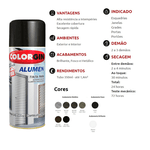 TINTA SPRAY USO GERAL BRANCO RÁPIDO REFRIGERADOR 51001 COLORGIN 350ML
