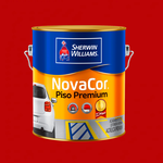 TINTA NOVACOR PISO PREMIUM FOSCO VERMELHO SEGURANÇA LISO 95 3,6L