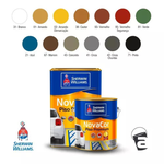 TINTA NOVACOR PISO PREMIUM FOSCO CINZA 900ML