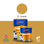 TINTA NOVACOR PISO PREMIUM FOSCO AMARELO 900ML