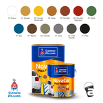 TINTA NOVACOR PISO PREMIUM FOSCO AMARELO 900ML