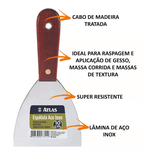 ESPÁTULA DE INOX 10CM 6155/16 ATLAS