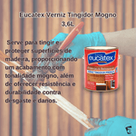 VERNIZ TINGIDOR PREMIUM MOGNO EUCATEX 3,6LT