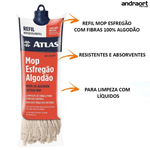 REFIL MOP ESFREGÃO ALGODÃO AT2023R