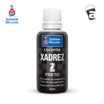 CORANTE LÍQUIDO XADREZ PARA TINTAS ACRÍLICAS PRETO 50ML