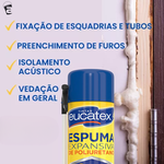 ESPUMA EXPANSIVA POLIURETNO USO GERAL 500ML EUCATEX