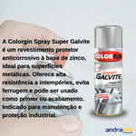 TINTA SPRAY SUPER GALVITE FUNDO PREPARADOR COLORGIN 350ML