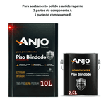 PISO BLINDADO COMPONENTE B 2,5L