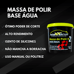 MASSA DE POLIR N° 2 BASE AGUA 1KG MAXXBRILL